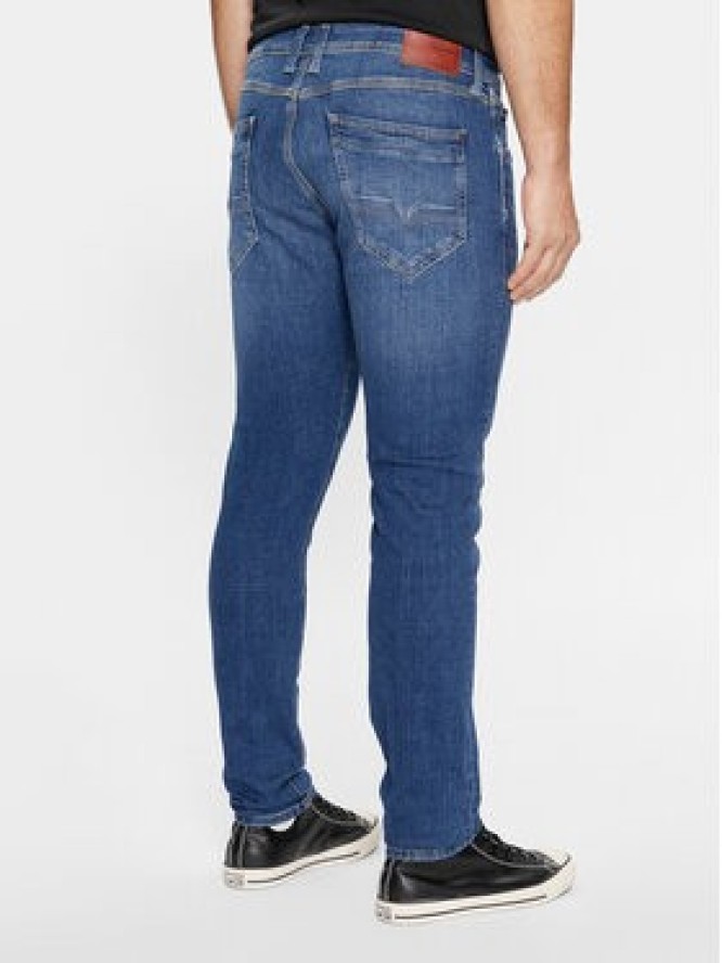 Pepe Jeans Jeansy Tapered PM207391HT52 Granatowy Tapered Leg