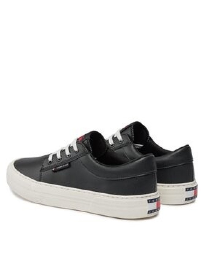 Tommy Jeans Sneakersy Tjm Vulc. Skate Derby Ess EM0EM01400 Czarny