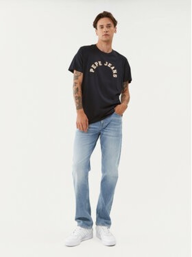 Pepe Jeans T-Shirt Westend Tee PM509124 Granatowy Regular Fit