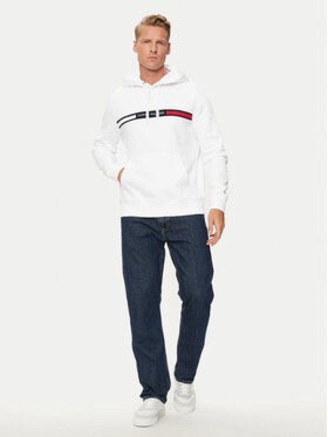 Tommy Hilfiger Bluza MW0MW37361 Biały Regular Fit