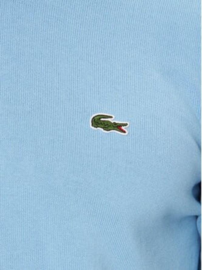 Lacoste Sweter AH1985 Błękitny Regular Fit