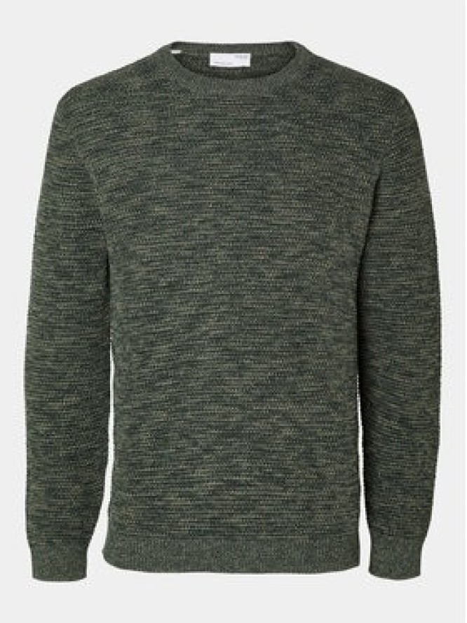 Selected Homme Sweter 16059390 Zielony Regular Fit