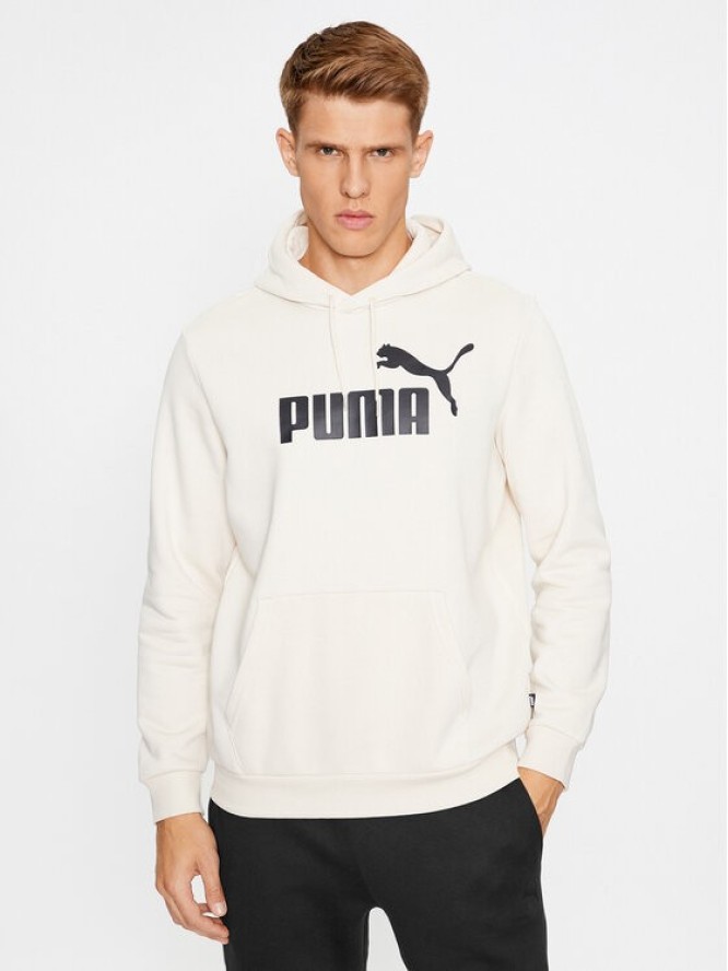 Puma Bluza Ess Big Logo 586687 Biały Regular Fit