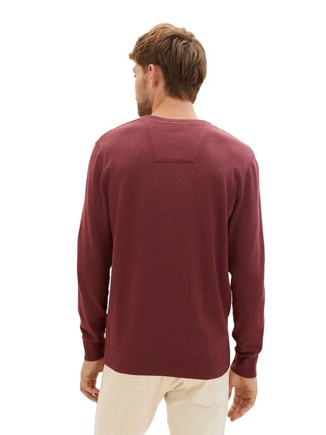 Tom Tailor Sweter w kolorze bordowym rozmiar: 3XL