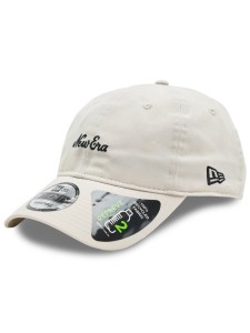 New Era Czapka z daszkiem Ne Heritage Script 60298668 Beżowy