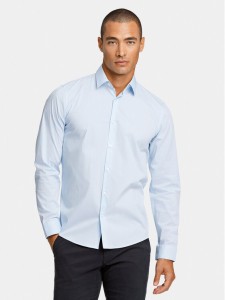 Lindbergh Koszula 30-203172 Błękitny Slim Fit