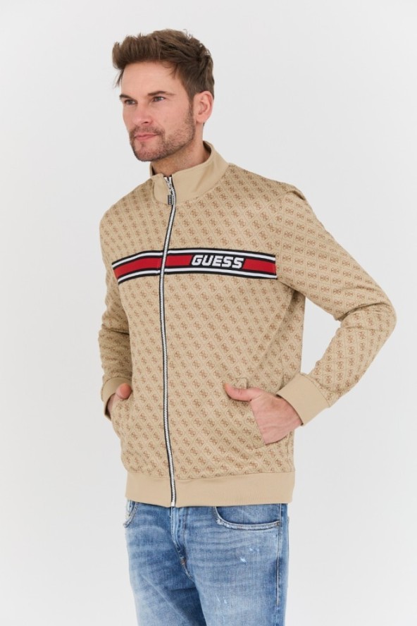 GUESS Beżowa bluza Korbin