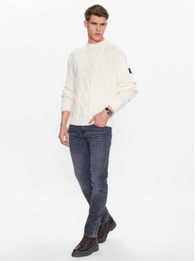 Paul&Shark Sweter 13311047 Écru Regular Fit