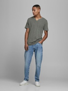 Jack & Jones Koszulka w kolorze khaki rozmiar: L