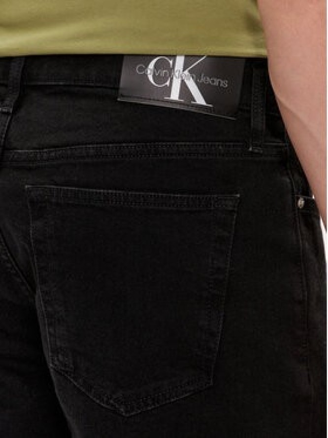 Calvin Klein Jeans Szorty jeansowe J30J324872 Czarny Slim Fit