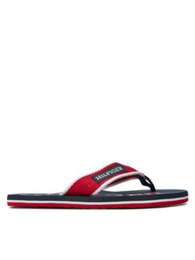 Tommy Hilfiger Japonki Patch Hilfiger Beach Sandal FM0FM05024 Czerwony