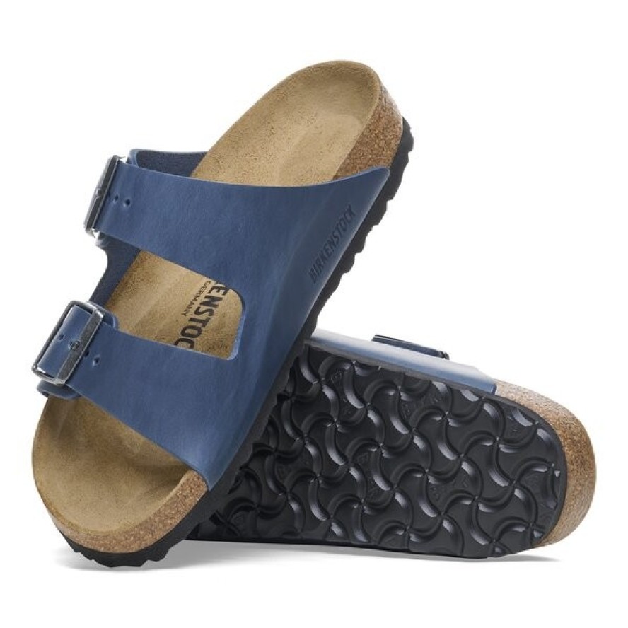 Klapki męskie BIRKENSTOCK ARIZONA LEOI BLUE