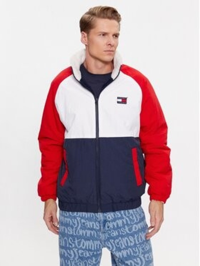 Tommy Jeans Kurtka przejściowa DM0DM17232 Kolorowy Relaxed Fit