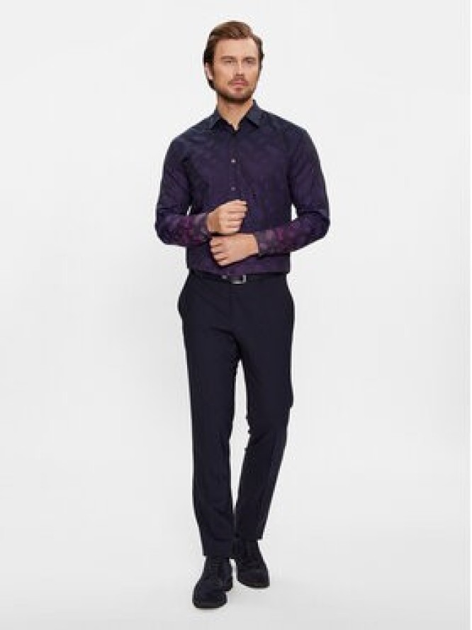 Boss Koszula H-Cole-C1-234 50502918 Fioletowy Slim Fit