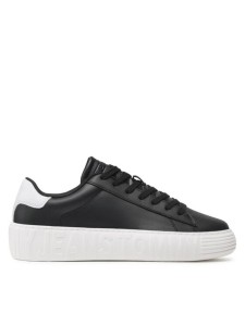 Tommy Jeans Sneakersy Leather Outsole EM0EM01159 Czarny