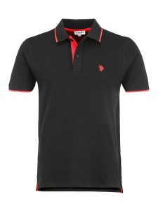 U.S. Polo Assn. Koszulka polo w kolorze czarnym rozmiar: S