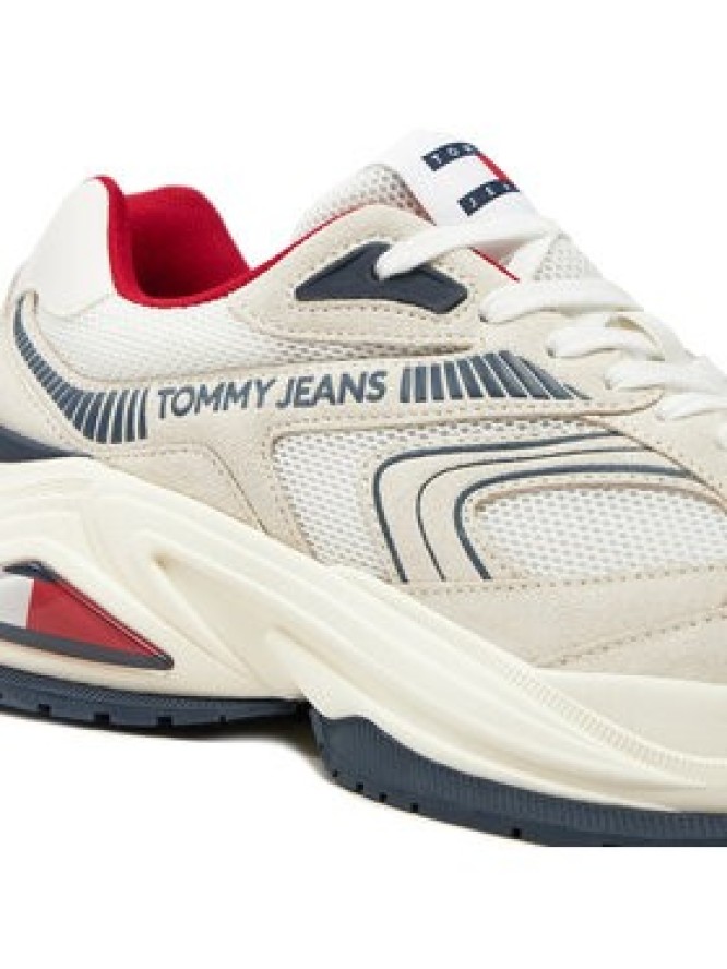 Tommy Jeans Sneakersy Confortable Runner EM0EM01416 Beżowy
