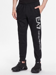 EA7 Emporio Armani Spodnie dresowe 8NPPC1 PJ05Z 0203 Czarny Regular Fit