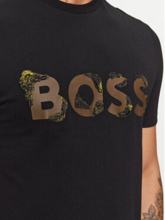 Boss T-Shirt Tiburt 421 50499584 Czarny Regular Fit