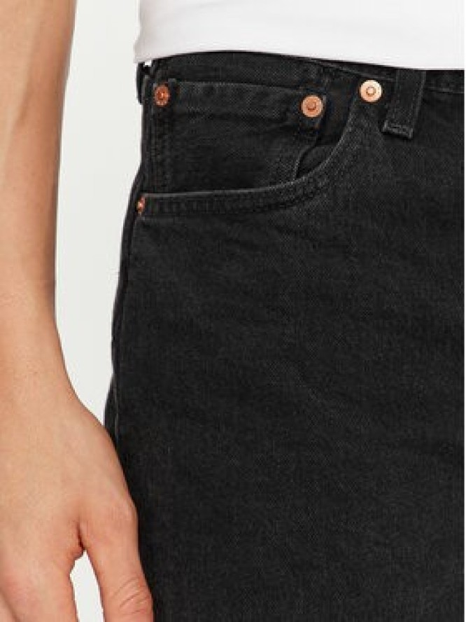 Levi's® Szorty jeansowe 501® Hemmed 36512-0224 Czarny Regular Fit