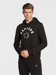 New Era Bluza Toronto Raptors Team Logo 11546161 Czarny Regular Fit