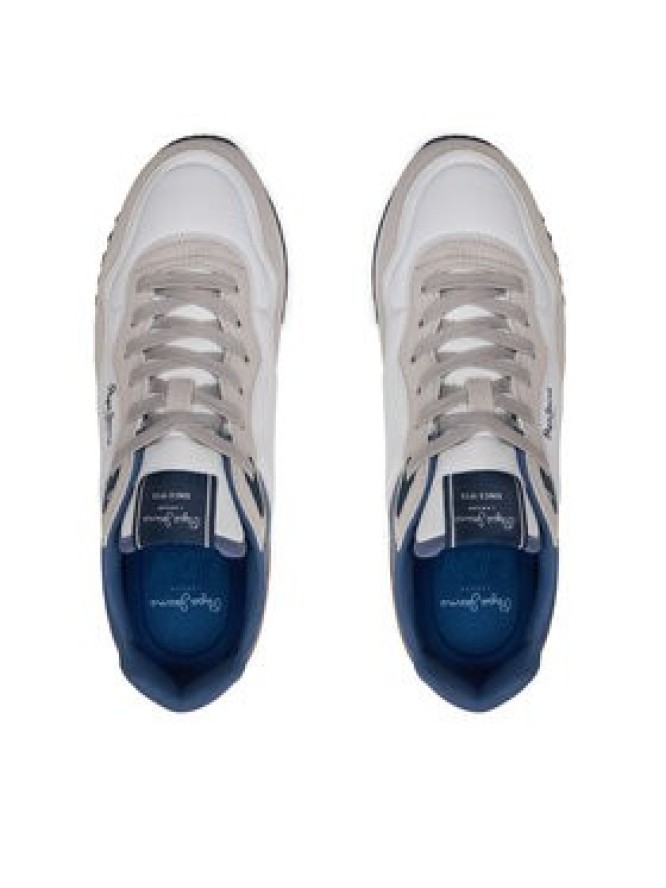 Pepe Jeans Sneakersy London Seal M PMS40001 Biały