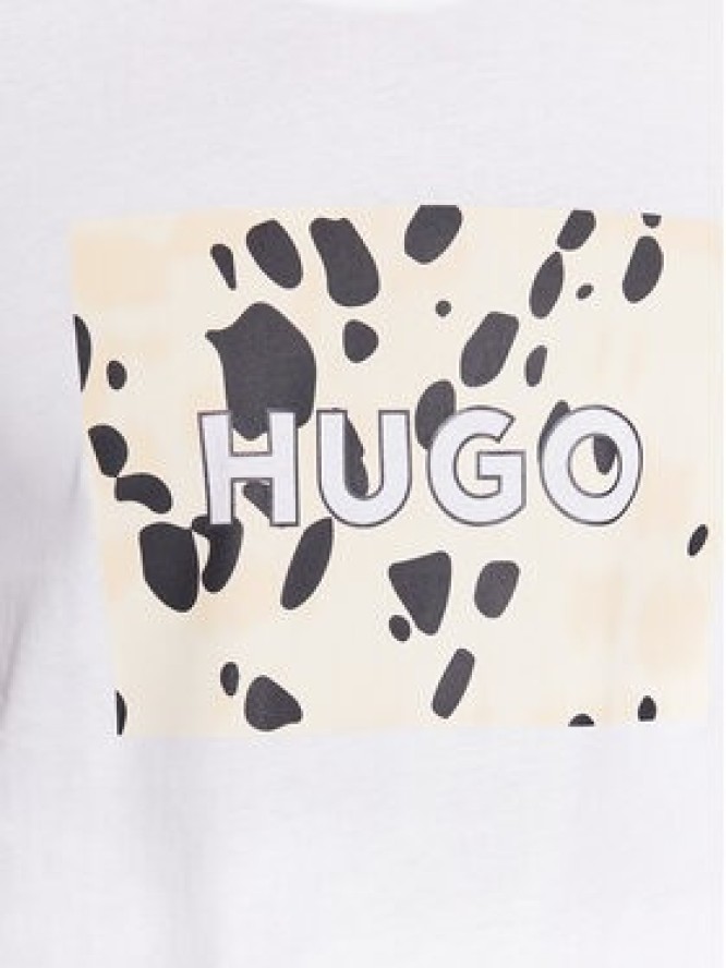 Hugo T-Shirt Dulive 50498220 Biały Regular Fit