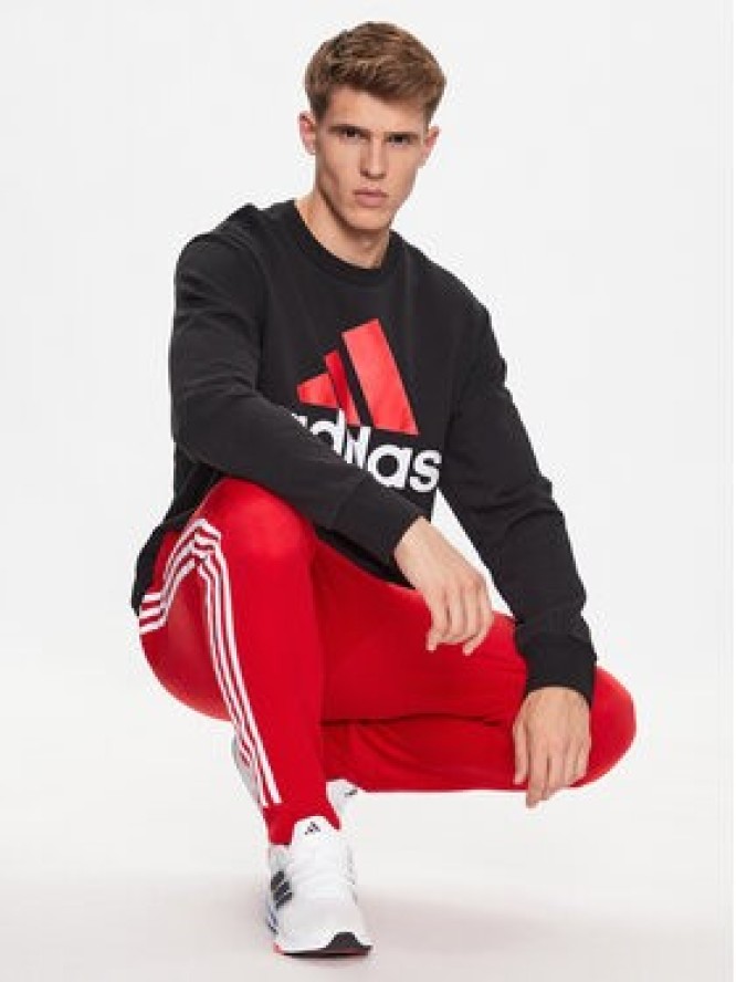 adidas Bluza Essentials French Terry Big Logo Sweatshirt IJ8583 Czarny Regular Fit