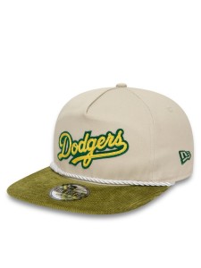 New Era Czapka z daszkiem Cord Golfer La Dodgers 60435062 Beżowy