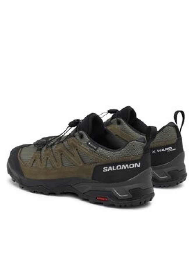 Salomon Trekkingi X Ward Leather GORE-TEX L47182200 Zielony