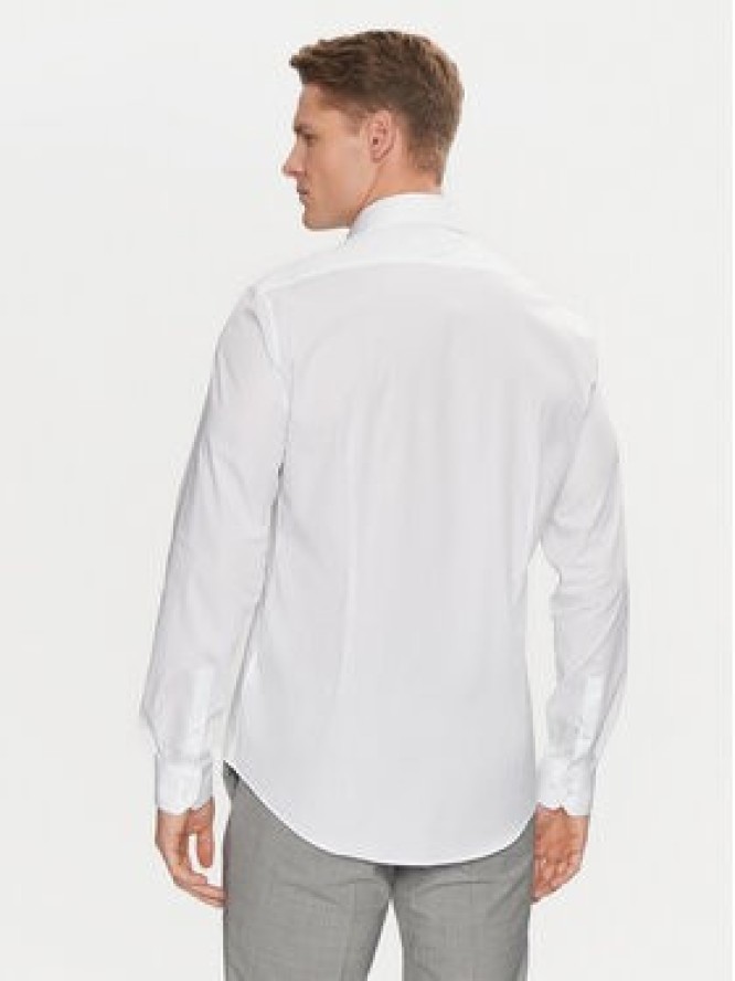 Calvin Klein Koszula Poplin Stretch Regular Shirt K10K109509 Biały Slim Fit