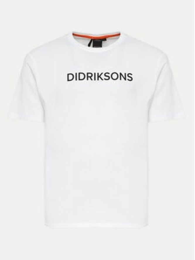 Didriksons T-Shirt Harald 505551 Biały Regular Fit