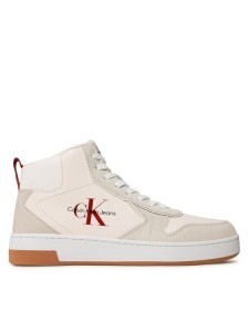 Calvin Klein Jeans Sneakersy Basket Cupsole Irreg Lines YM0YM00612 Écru