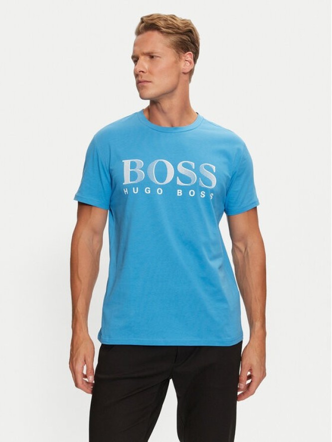 Boss T-Shirt RN 50407774 Niebieski Relaxed Fit