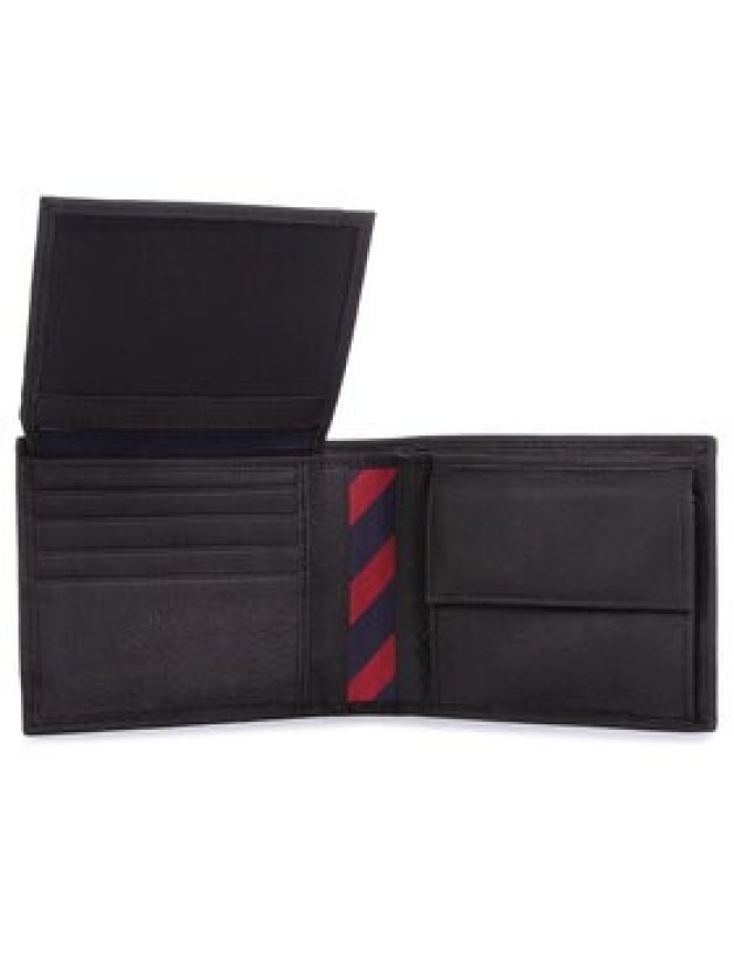 Tommy Hilfiger Duży Portfel Męski Johnson Cc Flap And Coin Pocket AM0AM00660/82566 Czarny