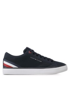 Tommy Hilfiger Tenisówki Hi Vulc Core Low Stripes FM0FM04735 Granatowy