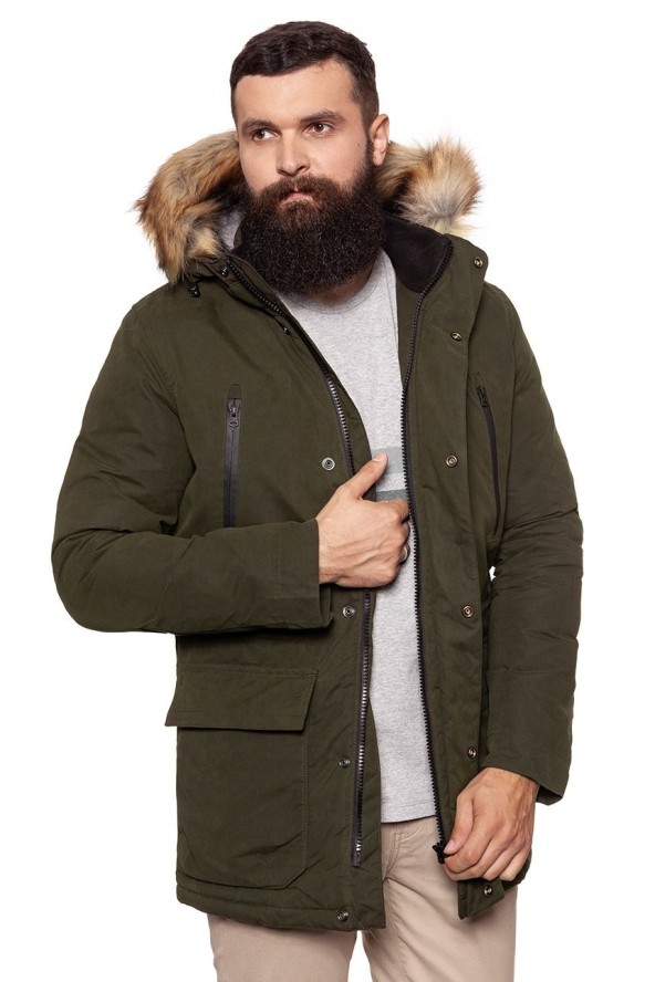 KURTKA ZIMOWA WRANGLER PARKA IVY W4699XURY