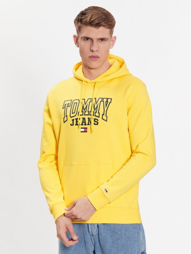 Tommy Jeans Bluza Entry Graphic DM0DM16792 Żółty Regular Fit
