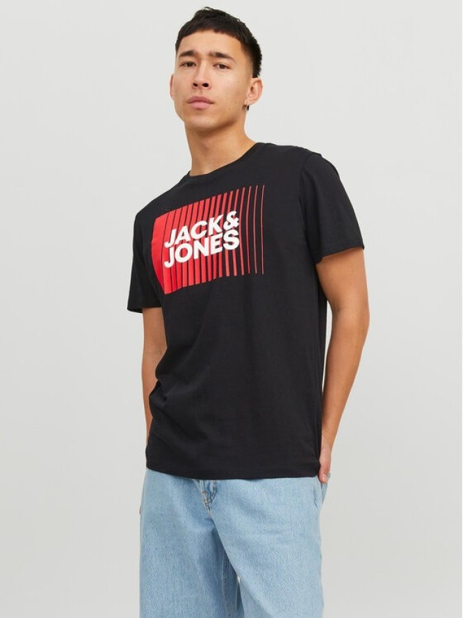 Jack&Jones T-Shirt Corp 12233999 Czarny Standard Fit