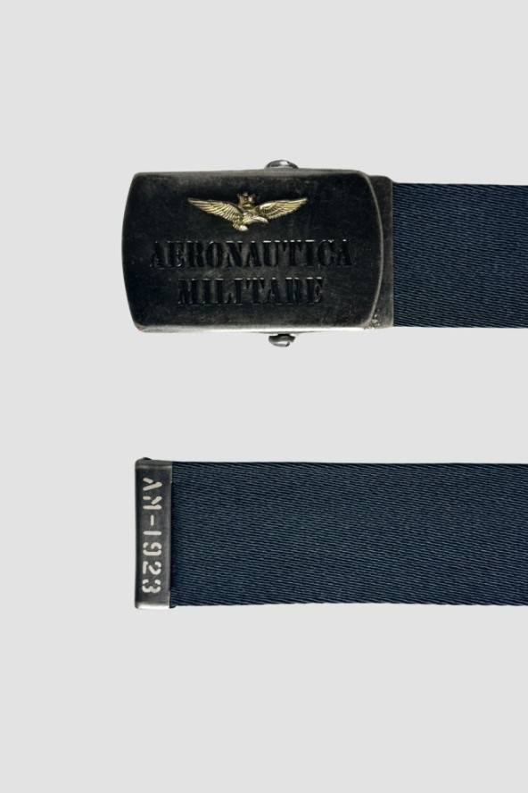 AERONAUTICA MILITARE Granatowy pasek męski