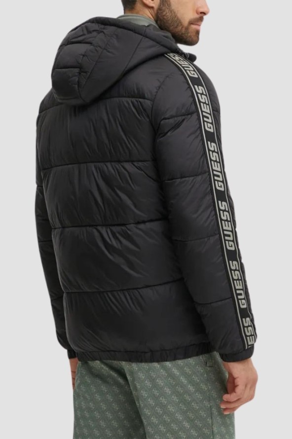 GUESS Czarna kurtka męska Arlo Padded Jacket