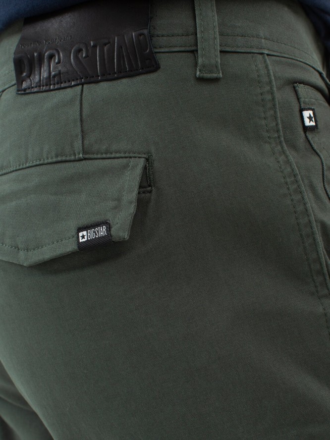 Spodnie męskie typu cargo khaki Ian 303