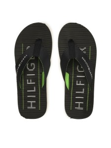 Tommy Hilfiger Japonki Massage Footbed Beach Sandal FM0FM04474 Granatowy