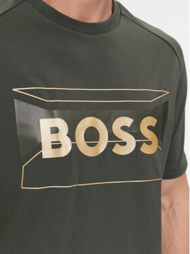 Boss T-Shirt 50514527 Zielony Regular Fit