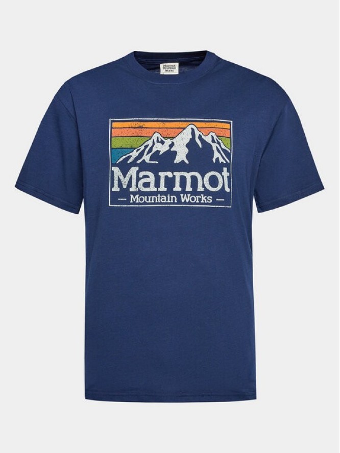 Marmot T-Shirt MMW Gradient M14823 Niebieski Regular Fit