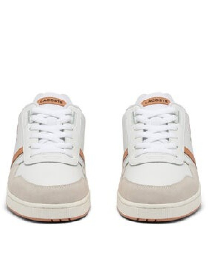 Lacoste Sneakersy T-Clip Contrasted Accent 747SMA0066 Biały