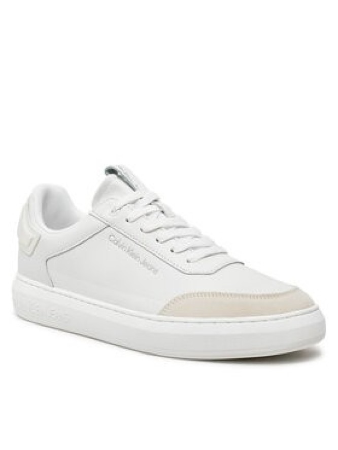 Calvin Klein Jeans Sneakersy Casual Cupsole High/Low Freq YM0YM00670 Biały