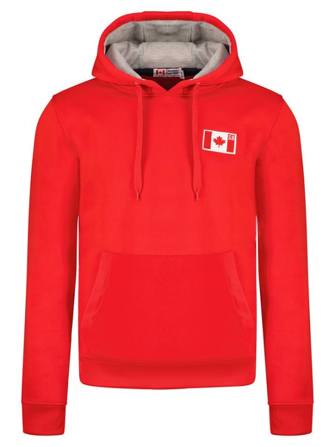 Canadian Peak Bluza "Fondeak" w kolorze czerwonym rozmiar: S