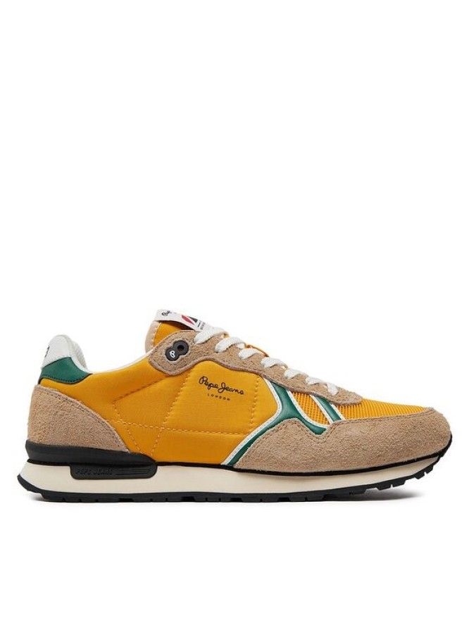 Pepe Jeans Sneakersy Brit Fun M PMS31046 Żółty