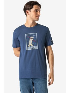 super.natural Koszulka "Sciatore" w kolorze niebieskim rozmiar: XL